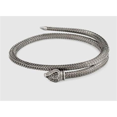 serpente bracciale gucci|La nuova collezione Gucci Silver Jewelry.